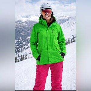 O'Neill Bright Green Ski Jacket